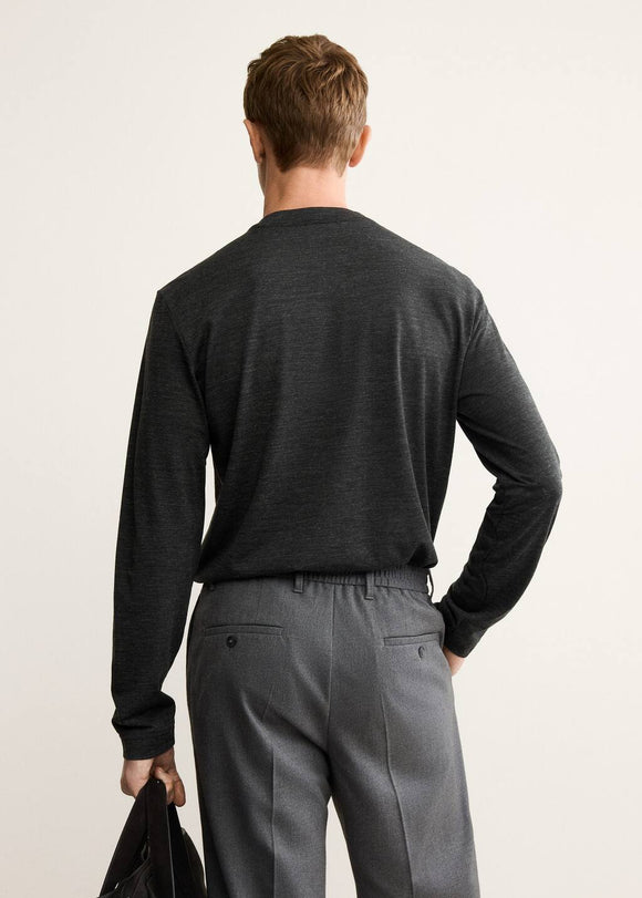 MANGO CASTELL 17077897-96 MANGO MAN T-SHIRT LONG SLEEVE