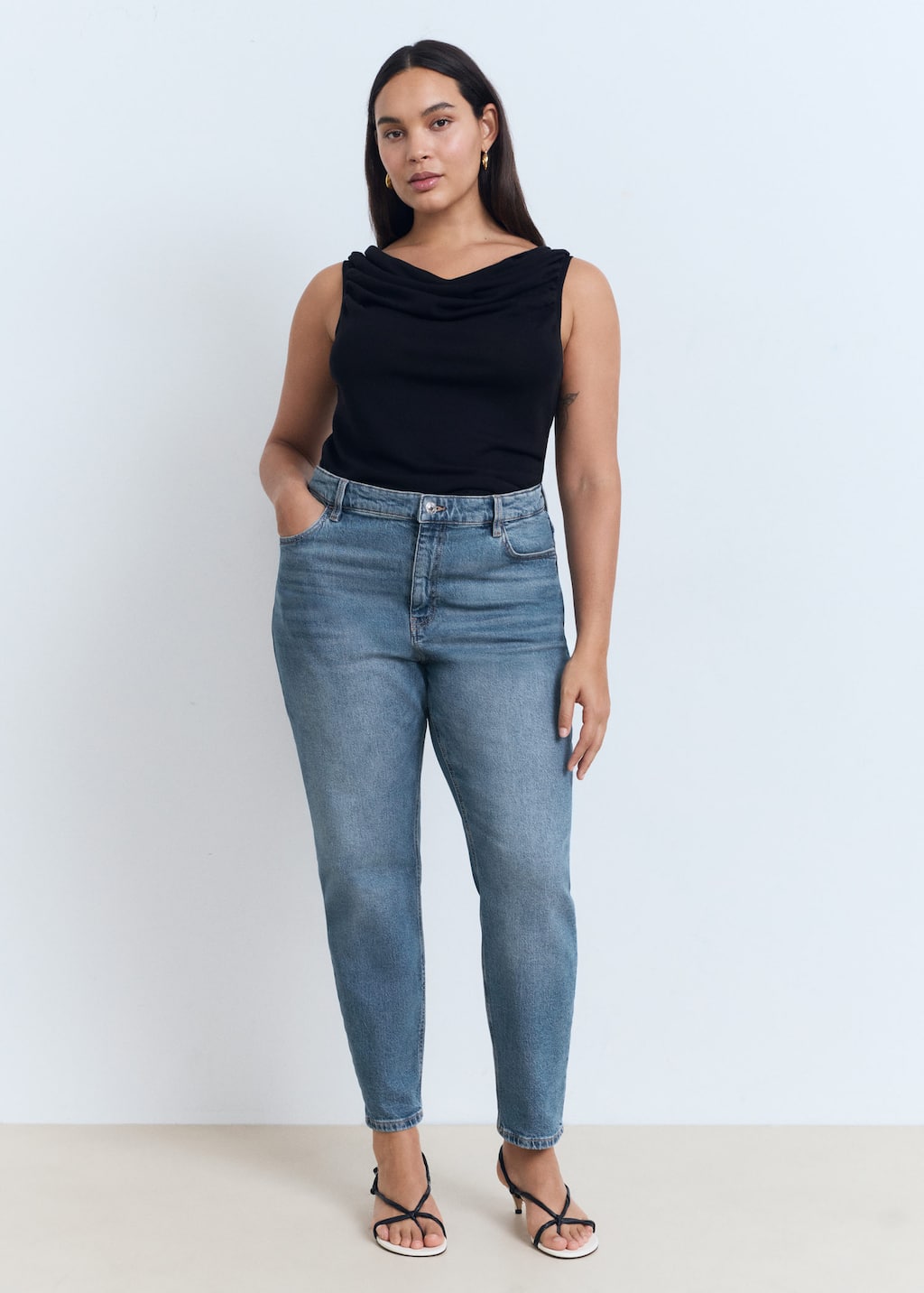 MANGO NEWMOM 17079405-TM MANGO WOMEN DENIM JEANS
