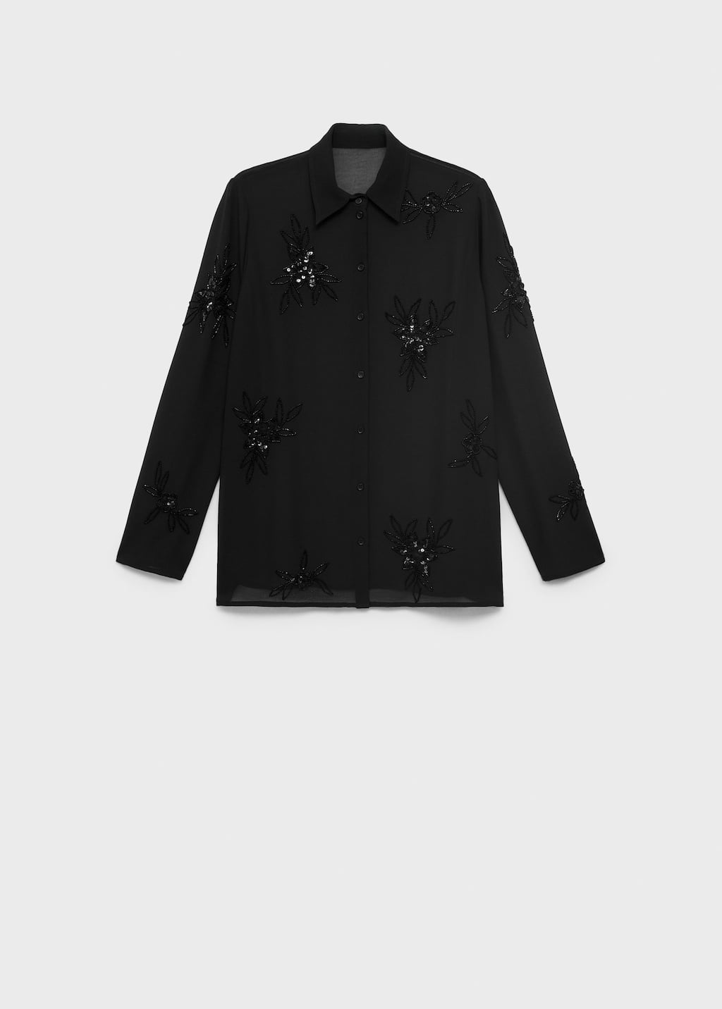 MANGO FLORA-A 17081122-99 MANGO WOMEN SHIRT LONG SLEEVE