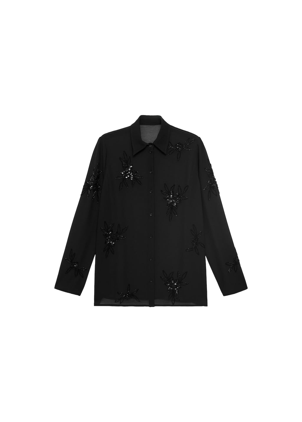 MANGO FLORA-A 17081122-99 MANGO WOMEN SHIRT LONG SLEEVE