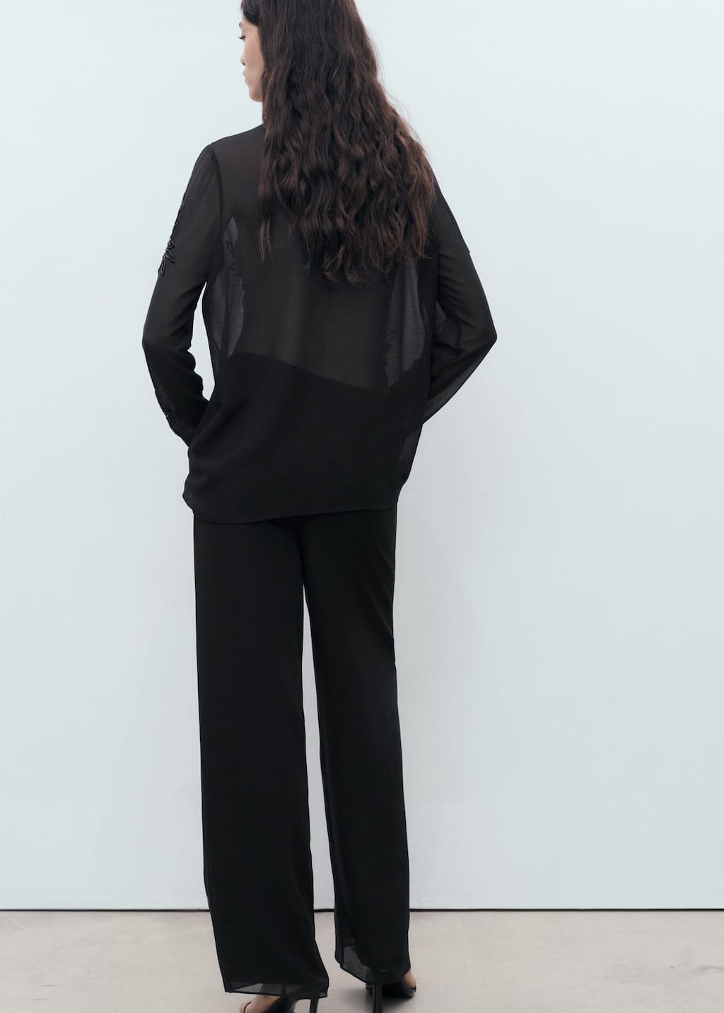 MANGO FLORA-A 17081122-99 MANGO WOMEN SHIRT LONG SLEEVE