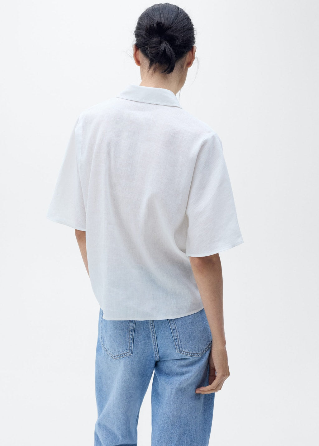 MANGO PAI 17081133-02 MANGO WOMEN SHIRT SHORT SLEEVE
