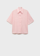 MANGO PAI 17081133-82 MANGO WOMEN SHIRT SHORT SLEEVE-3