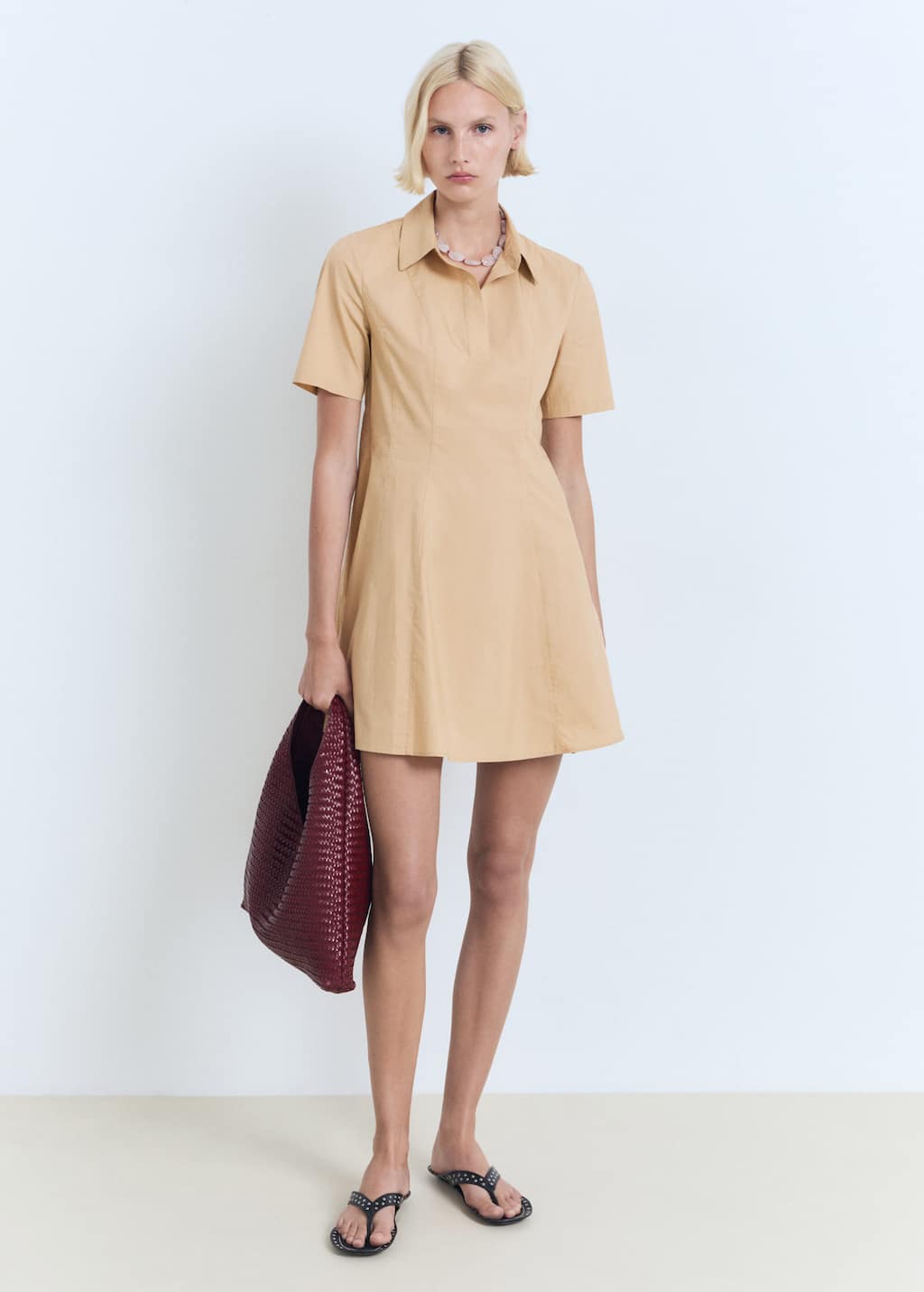 MANGO TOMY-H 17081159-09 MANGO WOMEN DRESS FULL LENGTH