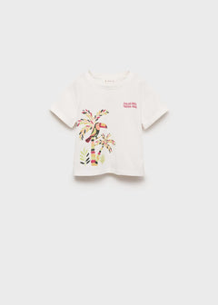 MANGO LORO 17081165-02 MANGO KIDS BABY GIRL T-SHIRT SHORT SLEEVE