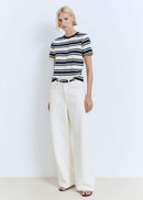 MANGO CONTRI-H 17081173-05 MANGO WOMEN T-SHIRT SHORT SLEEVE-2