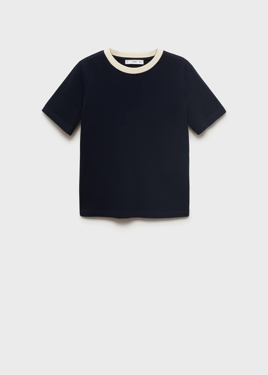 MANGO CONTRI-H 17081173-56 MANGO WOMEN T-SHIRT SHORT SLEEVE