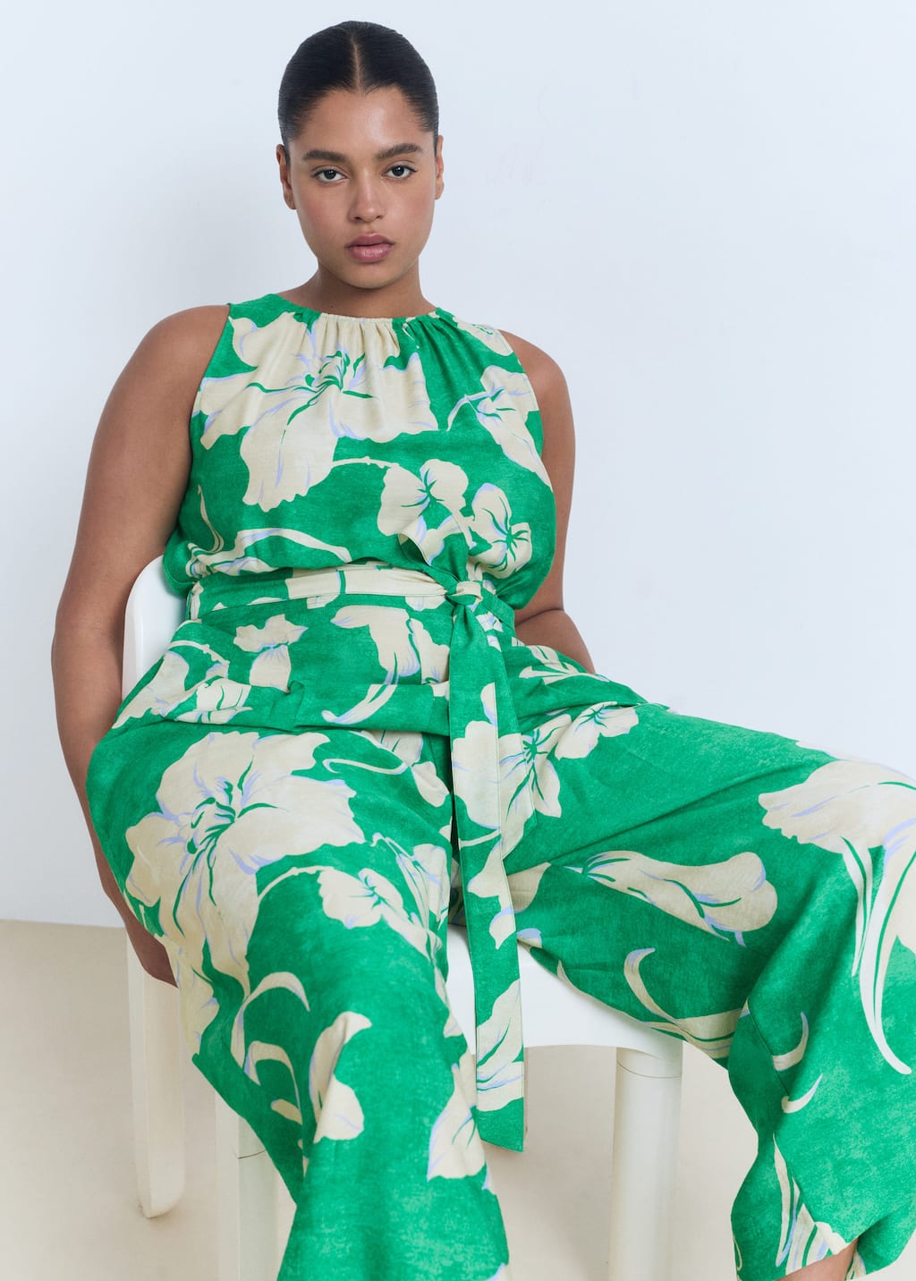 MANGO KNOT 17081186-43 MANGO WOMEN JUMPSUIT