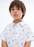 MANGO LANGOSTA 17081196-01 MANGO KIDS BABY BOY SHIRT SHORT SLEEVE-1