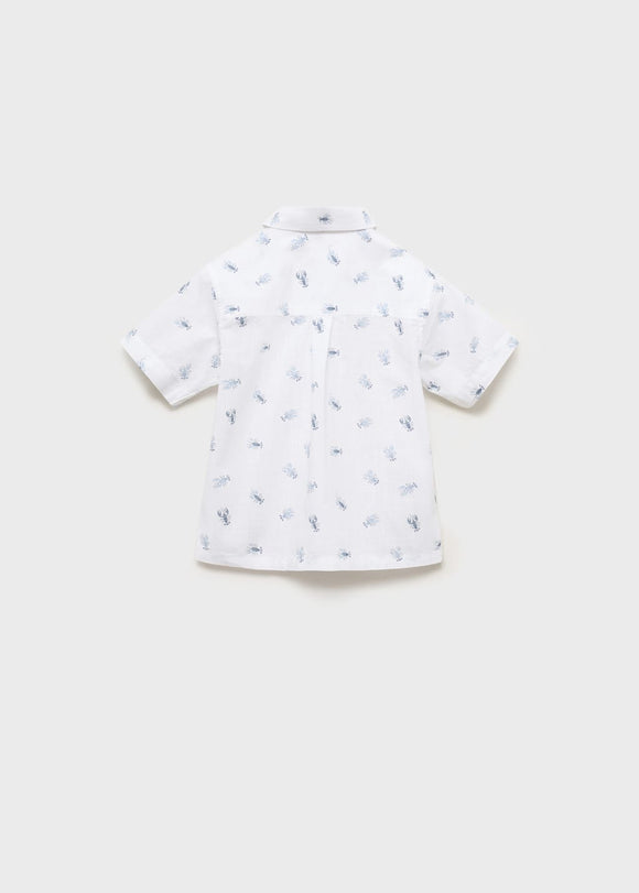 MANGO LANGOSTA 17081196-01 MANGO KIDS BABY BOY SHIRT SHORT SLEEVE