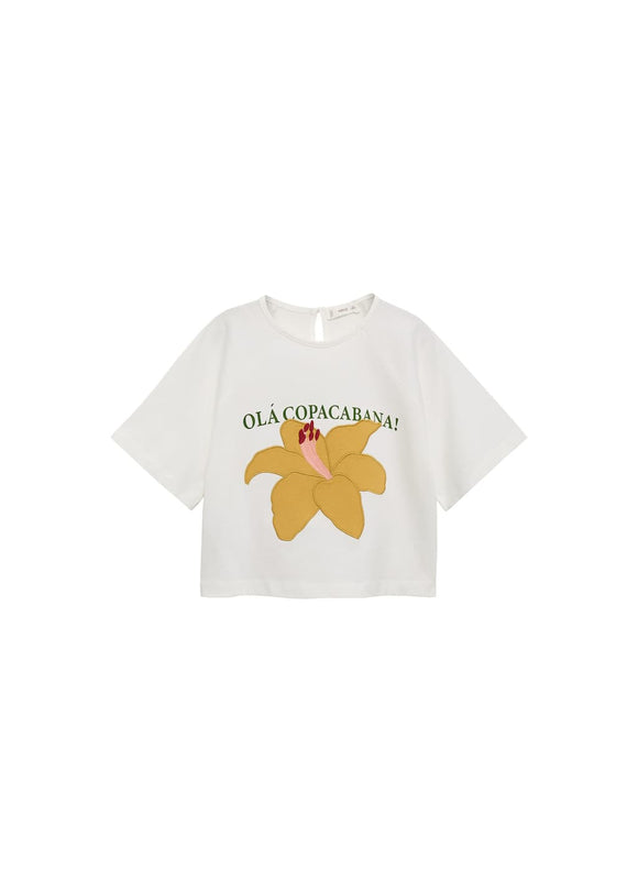 MANGO SUMMER 17081225-02 MANGO KIDS GIRL T-SHIRT SHORT SLEEVE