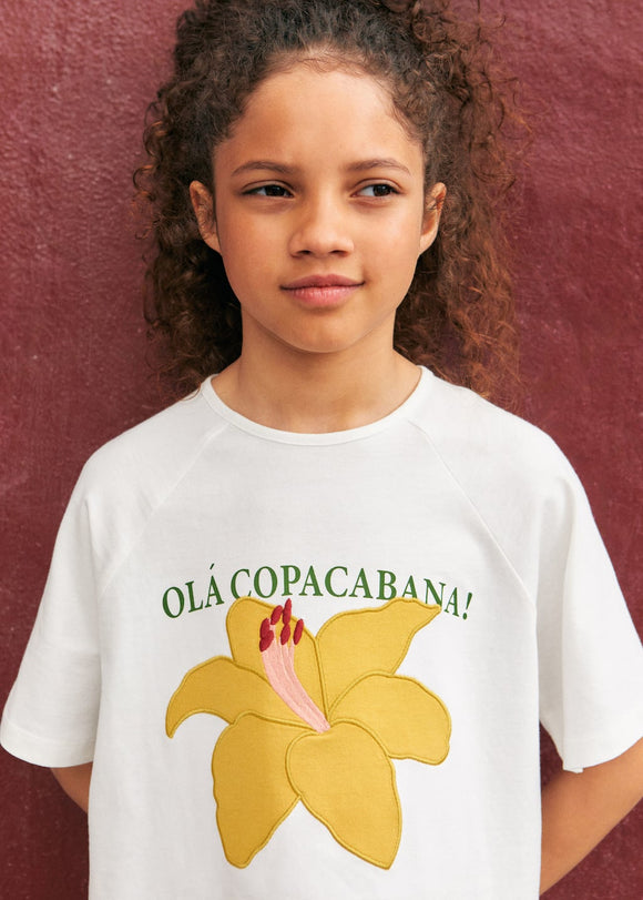 MANGO SUMMER 17081225-02 MANGO KIDS GIRL T-SHIRT SHORT SLEEVE