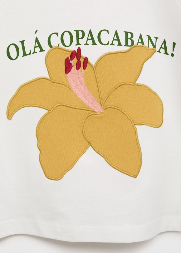 MANGO SUMMER 17081225-02 MANGO KIDS GIRL T-SHIRT SHORT SLEEVE