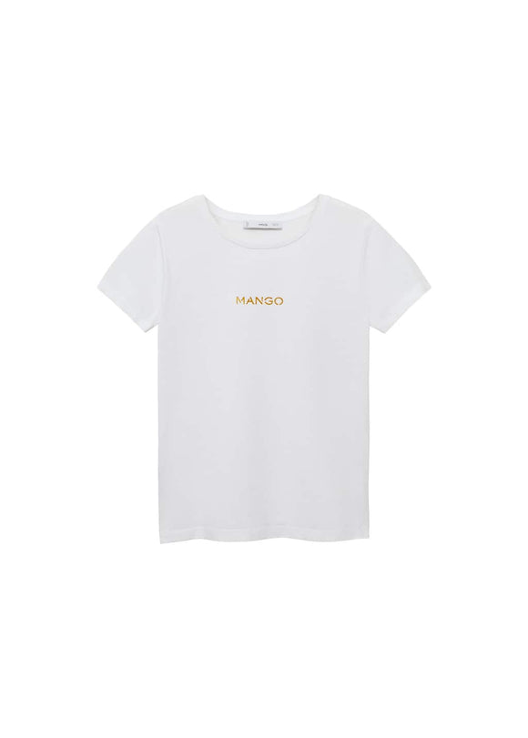MANGO MANGOLOG-H 17081238-01 MANGO WOMEN T-SHIRT SHORT SLEEVE
