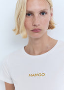 MANGO MANGOLOG-H 17081238-01 MANGO WOMEN T-SHIRT SHORT SLEEVE-4