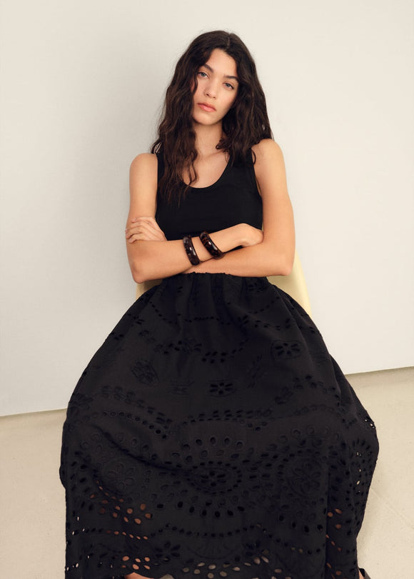 MANGO TOAD 17081242-99 MANGO WOMEN DRESS FULL LENGTH