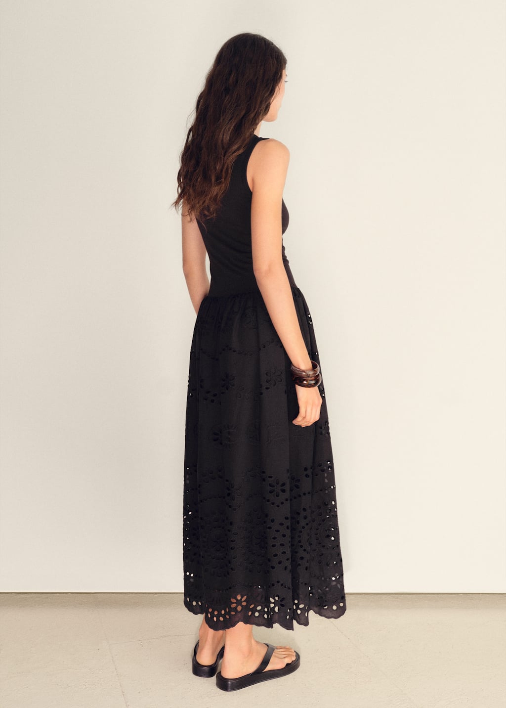 MANGO TOAD 17081242-99 MANGO WOMEN DRESS FULL LENGTH