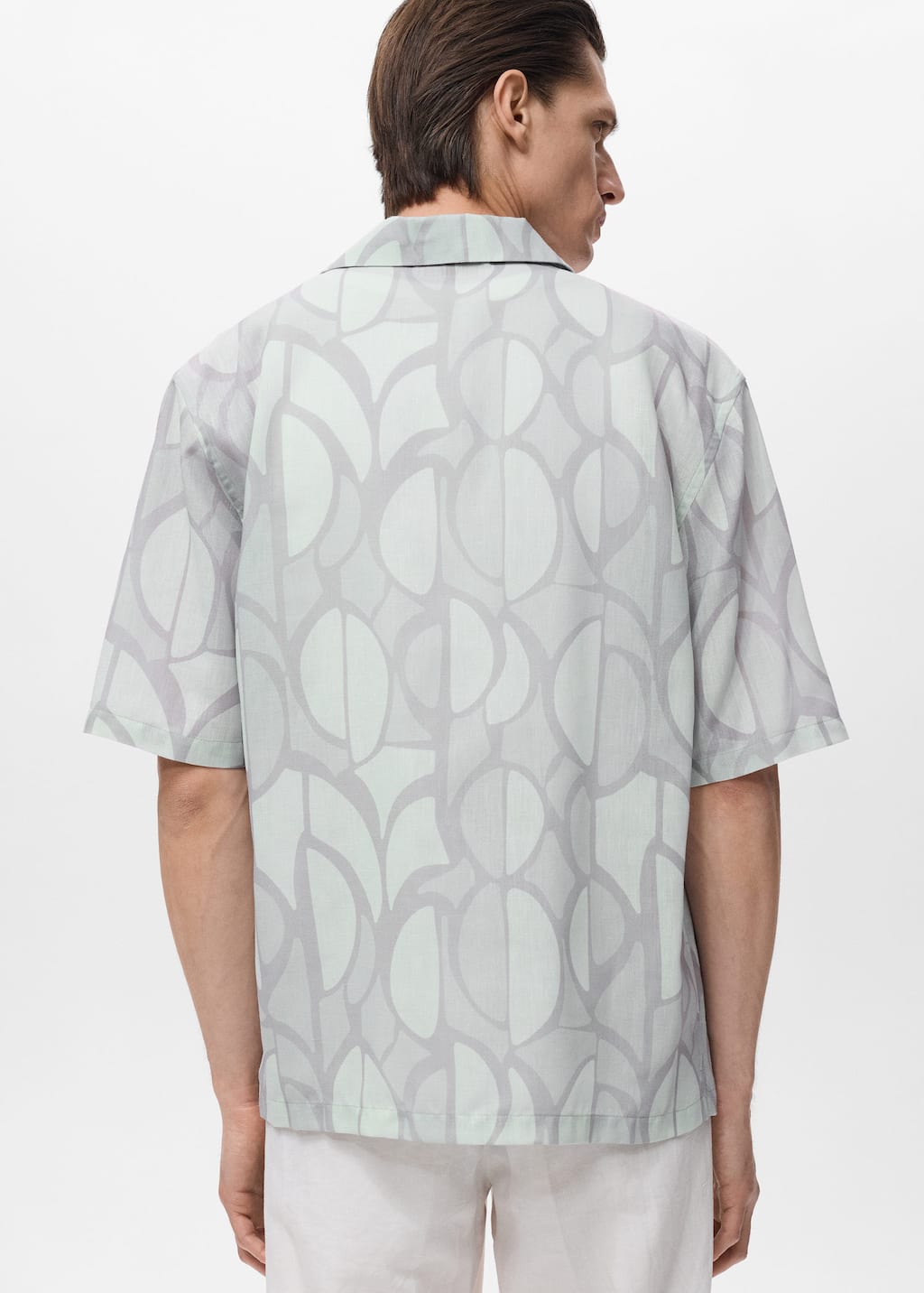 MANGO BEGURV 17081284-50 MANGO MAN SHIRT SHORT SLEEVE