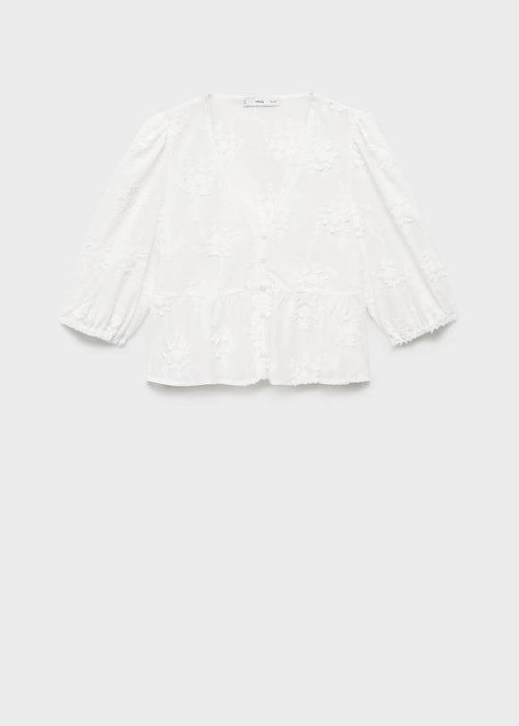 MANGO SWIRLY 17081285-02 MANGO WOMEN BLOUSE