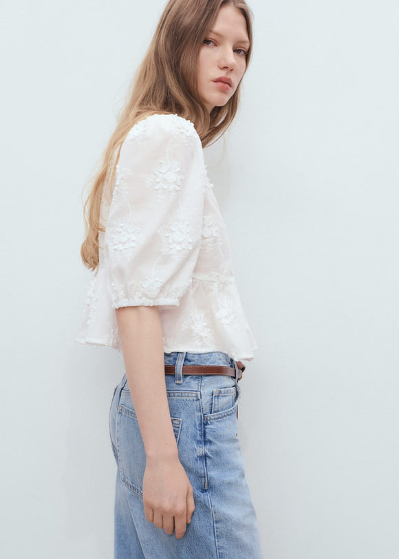 MANGO SWIRLY 17081285-02 MANGO WOMEN BLOUSE