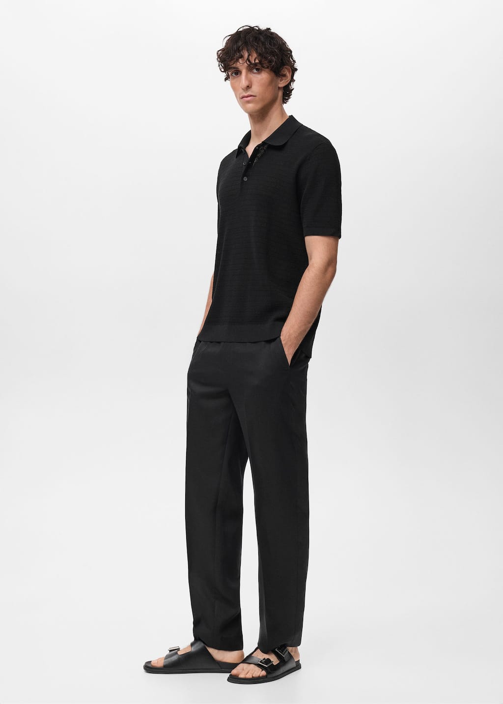 MANGO CANET 17082904-99 MANGO MAN POLO SHIRT