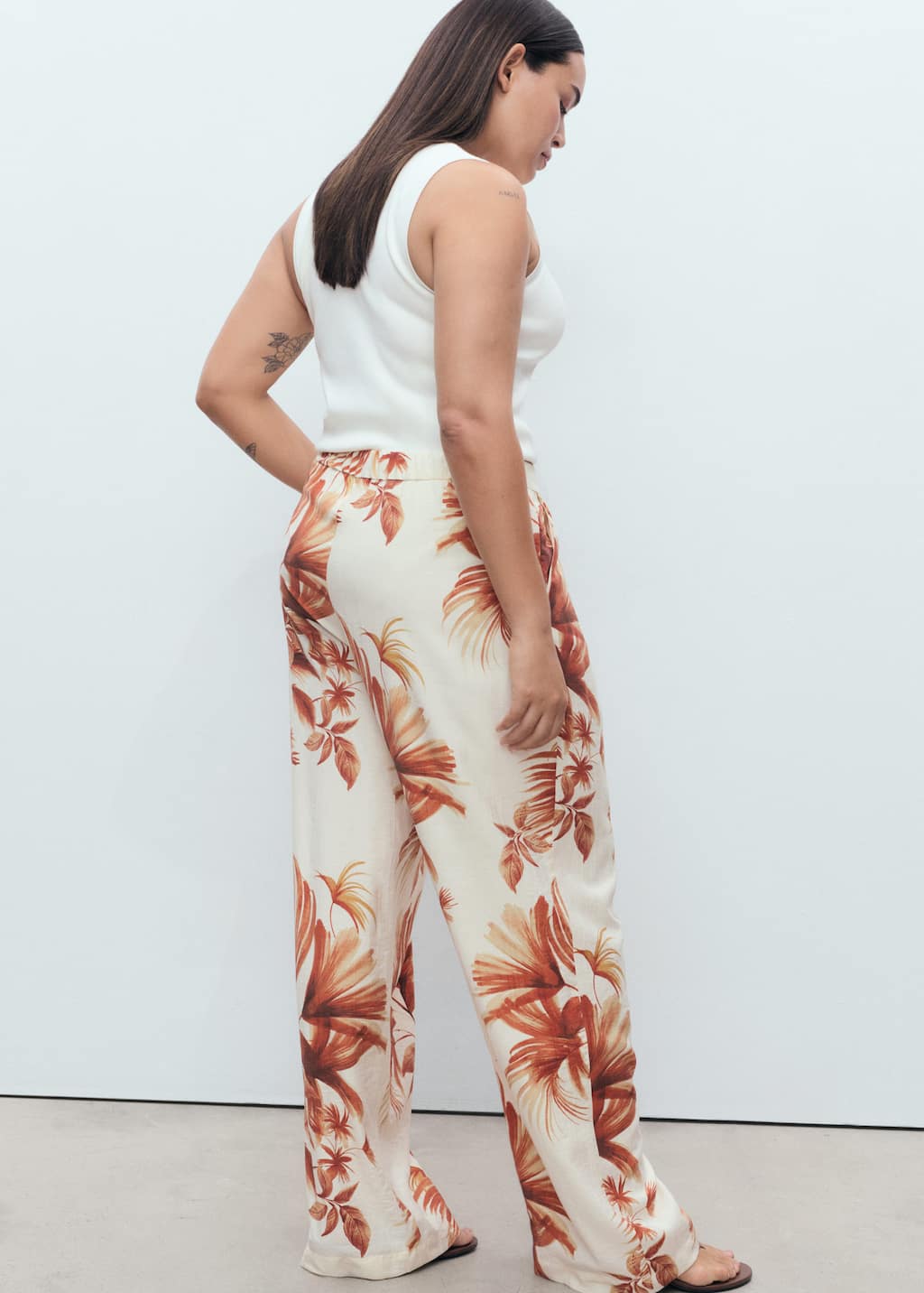 MANGO PALM 17082907-02 MANGO WOMEN TROUSER