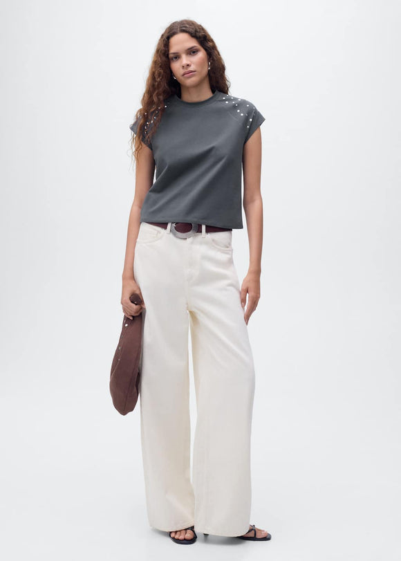 MANGO TACHI 17082929-95 MANGO WOMEN T-SHIRT SHORT SLEEVE