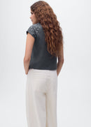 MANGO TACHI 17082929-95 MANGO WOMEN T-SHIRT SHORT SLEEVE-6