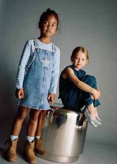 MANGO STARP 17083795-TM MANGO KIDS BABY GIRL DUNGAREE