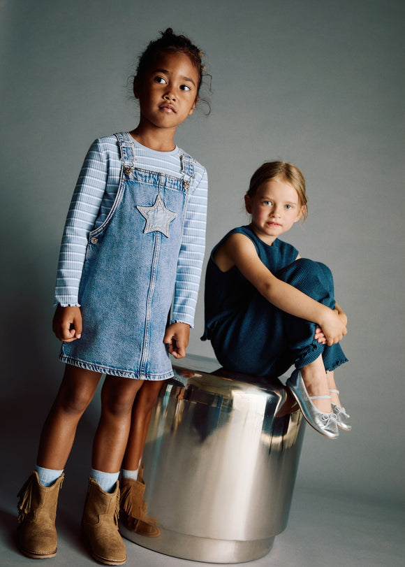 MANGO STARP 17083795-TM MANGO KIDS BABY GIRL DUNGAREE