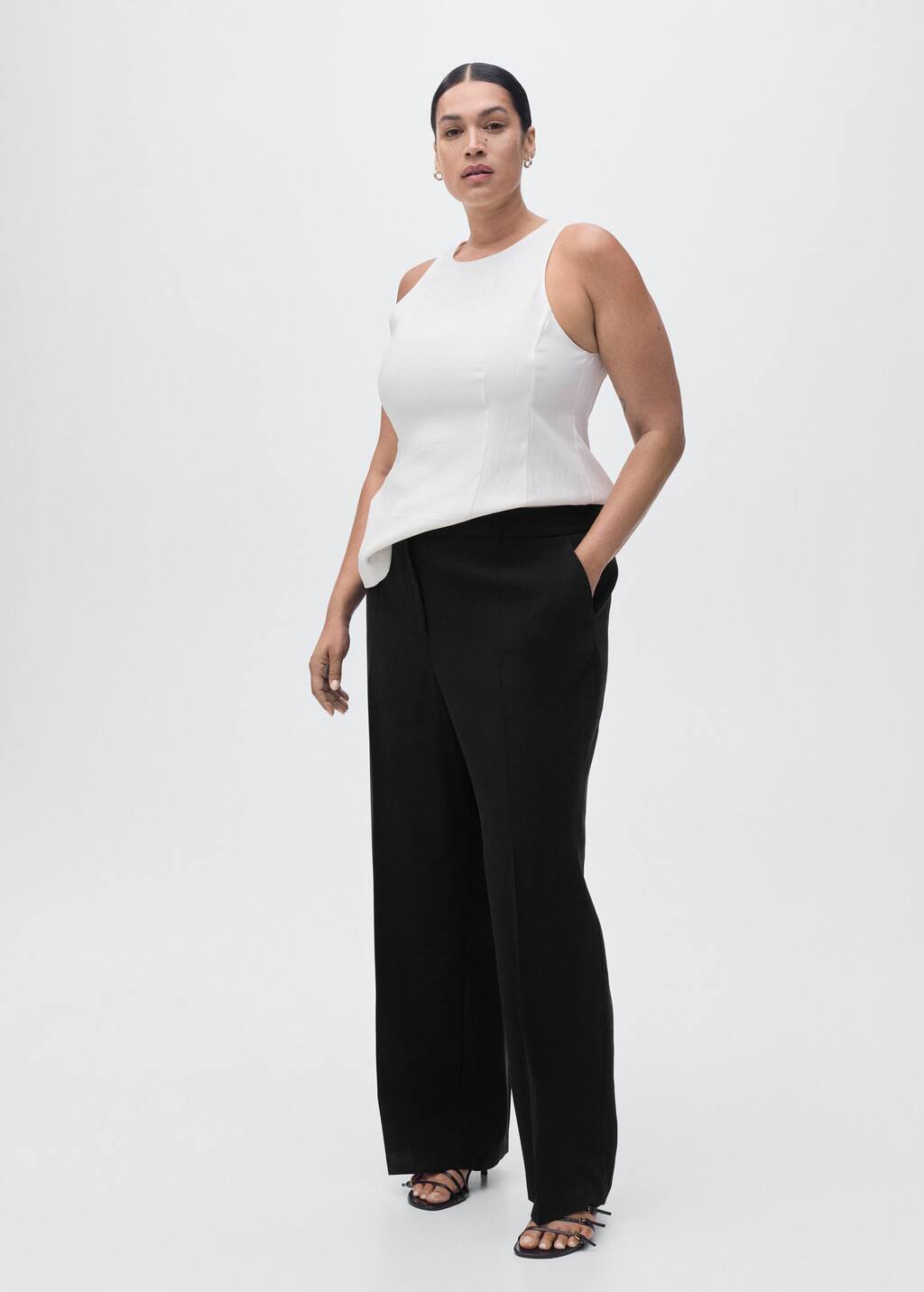 MANGO CARLOS 17084078-99 MANGO WOMEN TROUSER