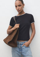 MANGO JANE 17084093-56 MANGO WOMEN T-SHIRT SHORT SLEEVE-1