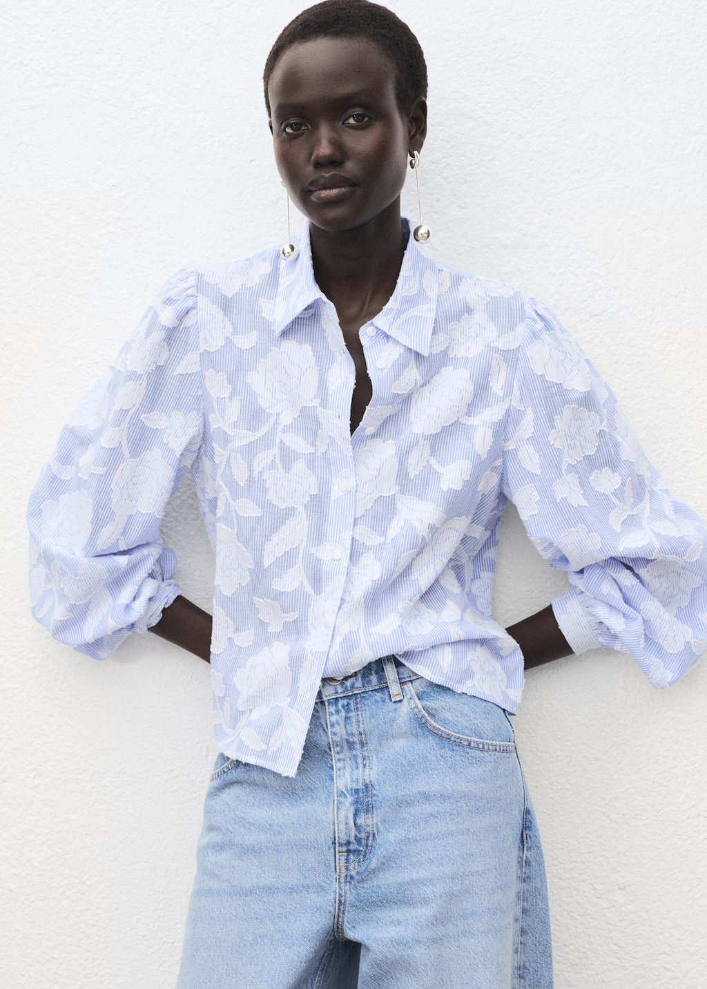 MANGO PALOMO 17084133-50 MANGO WOMEN SHIRT LONG SLEEVE