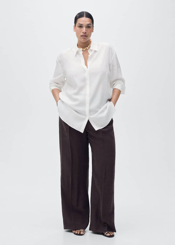 MANGO LIMA 17084140-02 MANGO WOMEN SHIRT LONG SLEEVE