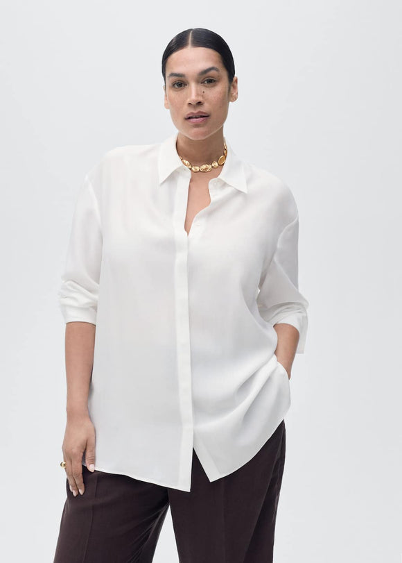 MANGO LIMA 17084140-02 MANGO WOMEN SHIRT LONG SLEEVE