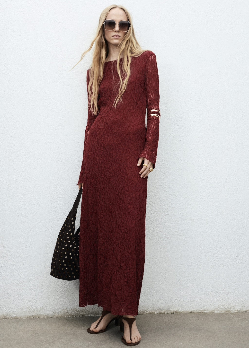 MANGO SALGUER 17084141-77 MANGO WOMEN DRESS FULL LENGTH