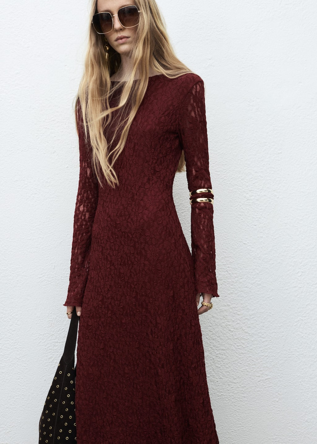 MANGO SALGUER 17084141-77 MANGO WOMEN DRESS FULL LENGTH