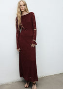 MANGO SALGUER 17084141-77 MANGO WOMEN DRESS FULL LENGTH-5