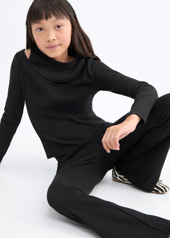 MANGO RIBFLARE 17084418-99 MANGO KIDS GIRL LEGGINGS