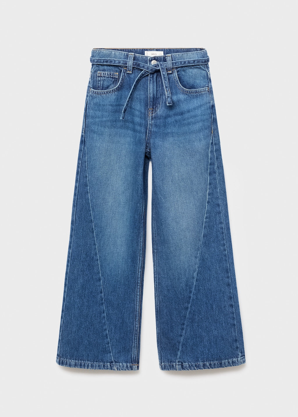 MANGO BELTED 17085156-TO MANGO KIDS GIRL JEANS