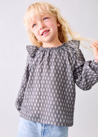 MANGO IKAT 17085161-68 MANGO KIDS BABY GIRL BLOUSE