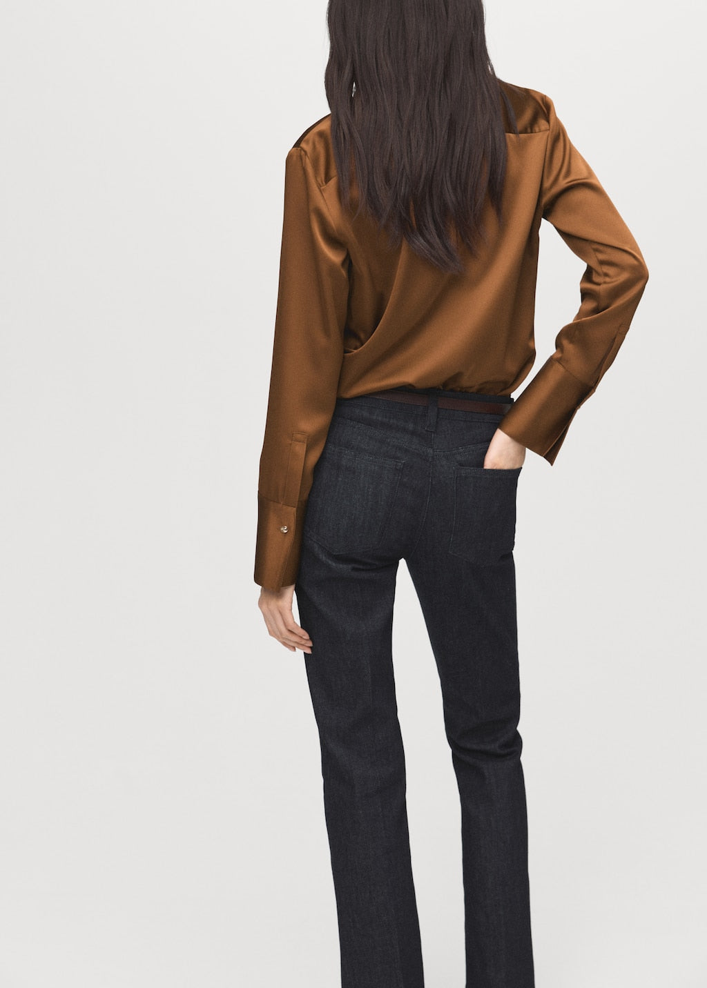 MANGO IDEALE 17085800-15 MANGO WOMEN SHIRT LONG SLEEVE
