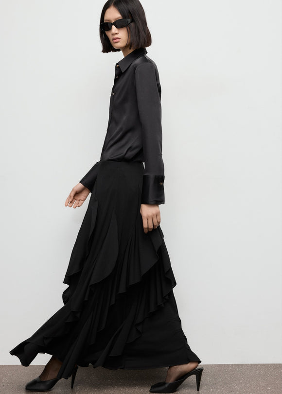 MANGO IDEALE 17085800-99 MANGO WOMEN SHIRT LONG SLEEVE