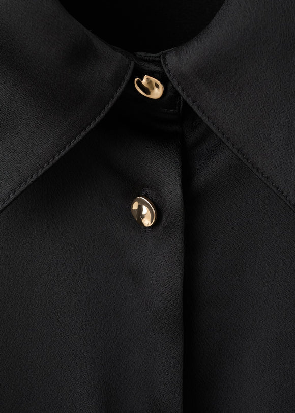 MANGO IDEALE 17085800-99 MANGO WOMEN SHIRT LONG SLEEVE