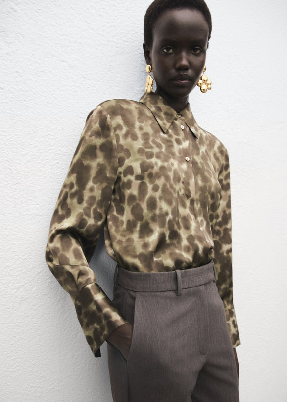 MANGO CAMILA 17085813-30 MANGO WOMEN SHIRT LONG SLEEVE