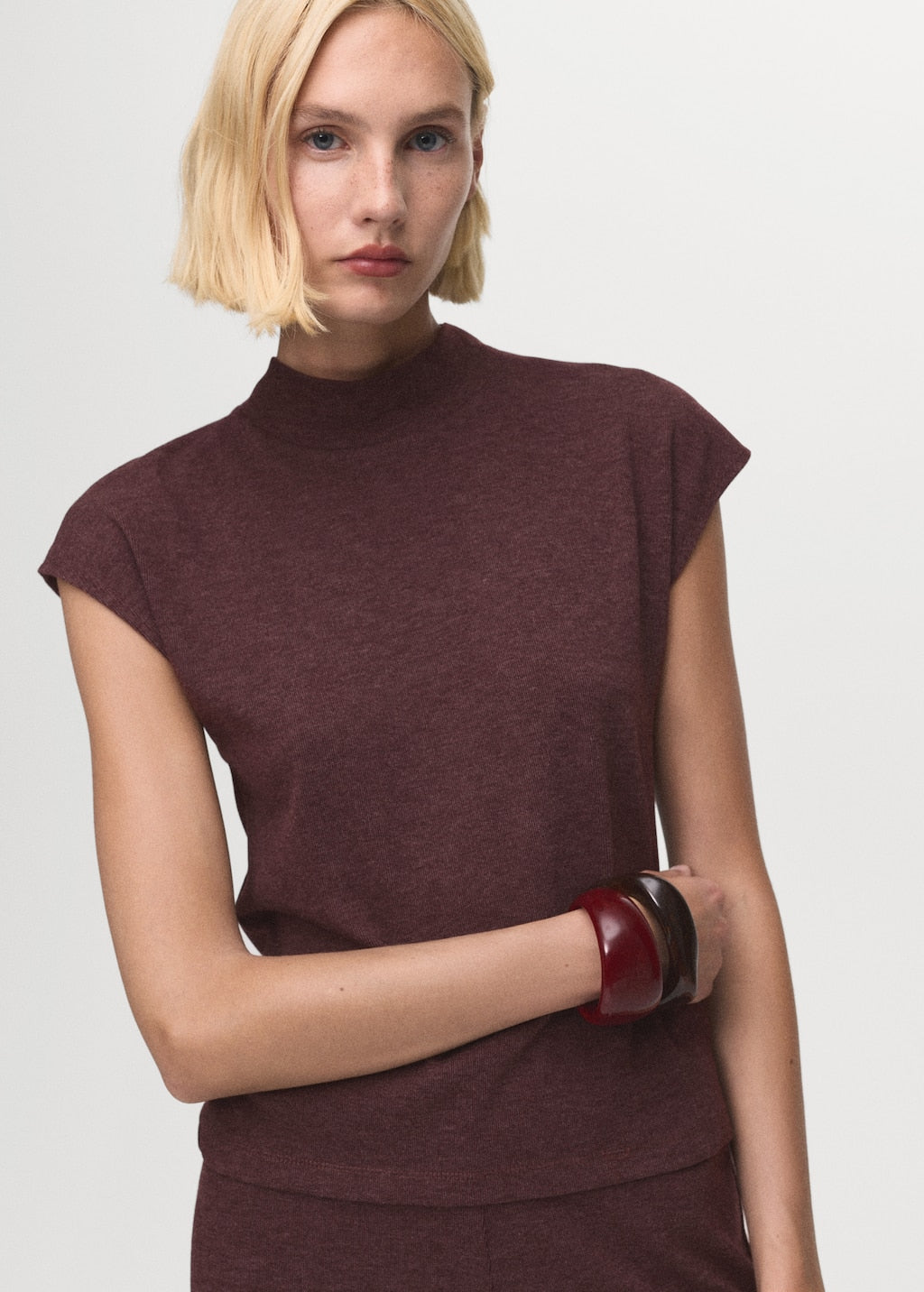 MANGO MICHI 17085815-78 MANGO WOMEN T-SHIRT SHORT SLEEVE
