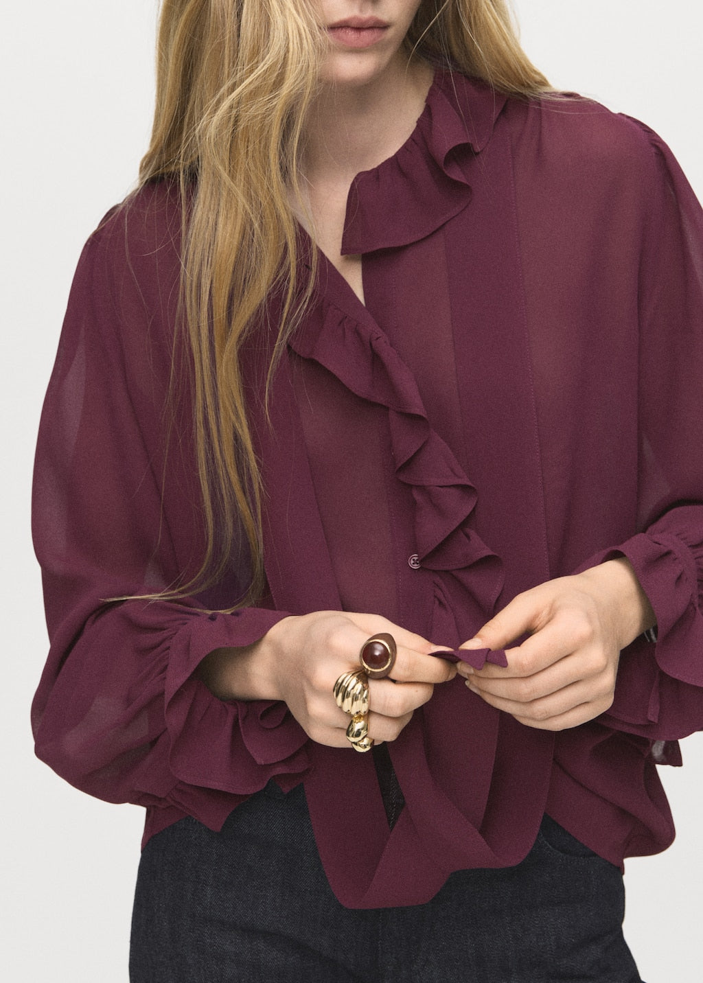 MANGO BOLOGNA 17085826-78 MANGO WOMEN BLOUSE