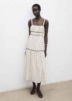 MANGO PLUMETI-W 17086731-05 MANGO WOMEN DRESS FULL LENGTH