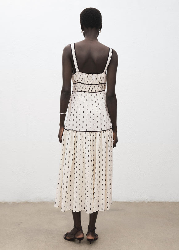 MANGO PLUMETI-W 17086731-05 MANGO WOMEN DRESS FULL LENGTH