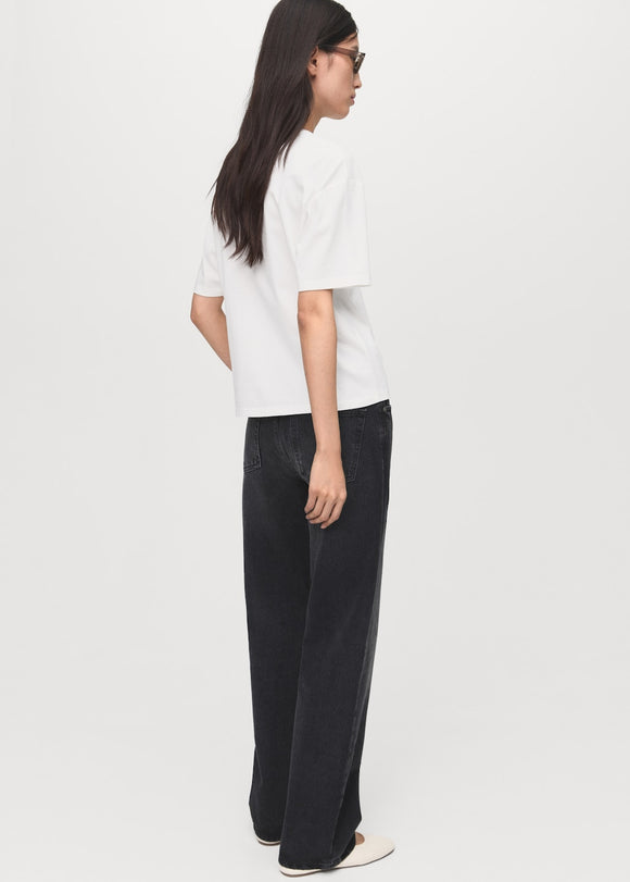 MANGO CONTRAST-W 17086736-01 MANGO WOMEN T-SHIRT SHORT SLEEVE